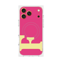 プレミアムスクエアケース with MagSafe［ オリジナル - initial color - F pink ］