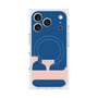 プレミアムスクエアケース with MagSafe［ オリジナル - initial color - F navy ］