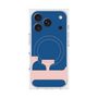 プレミアムスクエアケース with MagSafe［ オリジナル - initial color - F navy ］