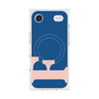 プレミアムスクエアケース with MagSafe［ オリジナル - initial color - F navy ］