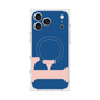 プレミアムスクエアケース with MagSafe［ オリジナル - initial color - F navy ］