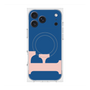 プレミアムスクエアケース with MagSafe［ オリジナル - initial color - F navy ］