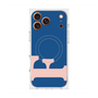 プレミアムスクエアケース with MagSafe［ オリジナル - initial color - F navy ］
