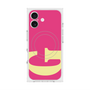 プレミアムスクエアケース with MagSafe［ オリジナル - initial color - G pink ］