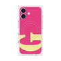 プレミアムスクエアケース with MagSafe［ オリジナル - initial color - G pink ］