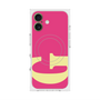 プレミアムスクエアケース with MagSafe［ オリジナル - initial color - G pink ］