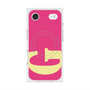 プレミアムスクエアケース with MagSafe［ オリジナル - initial color - G pink ］