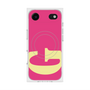 プレミアムスクエアケース with MagSafe［ オリジナル - initial color - G pink ］