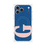 プレミアムスクエアケース with MagSafe［ オリジナル - initial color - G navy ］