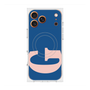 プレミアムスクエアケース with MagSafe［ オリジナル - initial color - G navy ］