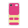 プレミアムスクエアケース with MagSafe［ オリジナル - initial color - H pink ］