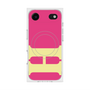 プレミアムスクエアケース with MagSafe［ オリジナル - initial color - H pink ］