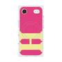 プレミアムスクエアケース with MagSafe［ オリジナル - initial color - H pink ］