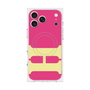 プレミアムスクエアケース with MagSafe［ オリジナル - initial color - H pink ］