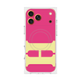 プレミアムスクエアケース with MagSafe［ オリジナル - initial color - H pink ］