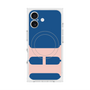 プレミアムスクエアケース with MagSafe［ オリジナル - initial color - H navy ］