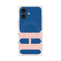 プレミアムスクエアケース with MagSafe［ オリジナル - initial color - H navy ］