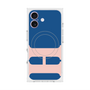 プレミアムスクエアケース with MagSafe［ オリジナル - initial color - H navy ］