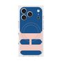 プレミアムスクエアケース with MagSafe［ オリジナル - initial color - H navy ］