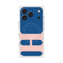 プレミアムスクエアケース with MagSafe［ オリジナル - initial color - H navy ］