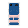 プレミアムスクエアケース with MagSafe［ オリジナル - initial color - H navy ］