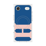 プレミアムスクエアケース with MagSafe［ オリジナル - initial color - H navy ］