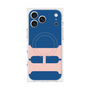 プレミアムスクエアケース with MagSafe［ オリジナル - initial color - H navy ］