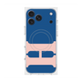 プレミアムスクエアケース with MagSafe［ オリジナル - initial color - H navy ］