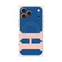 プレミアムスクエアケース with MagSafe［ オリジナル - initial color - H navy ］