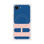 プレミアムスクエアケース with MagSafe［ オリジナル - initial color - H navy ］