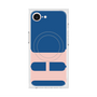 プレミアムスクエアケース with MagSafe［ オリジナル - initial color - H navy ］