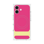 プレミアムスクエアケース with MagSafe［ オリジナル - initial color - I pink ］