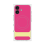 プレミアムスクエアケース with MagSafe［ オリジナル - initial color - I pink ］