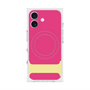 プレミアムスクエアケース with MagSafe［ オリジナル - initial color - I pink ］