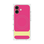 プレミアムスクエアケース with MagSafe［ オリジナル - initial color - I pink ］