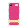 プレミアムスクエアケース with MagSafe［ オリジナル - initial color - I pink ］