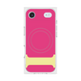 プレミアムスクエアケース with MagSafe［ オリジナル - initial color - I pink ］