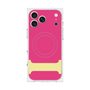 プレミアムスクエアケース with MagSafe［ オリジナル - initial color - I pink ］