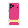 プレミアムスクエアケース with MagSafe［ オリジナル - initial color - I pink ］