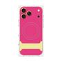 プレミアムスクエアケース with MagSafe［ オリジナル - initial color - I pink ］