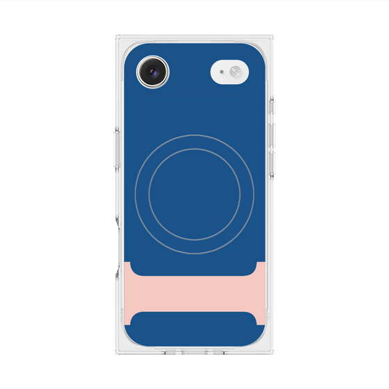 プレミアムスクエアケース with MagSafe［ オリジナル - initial color - I navy ］