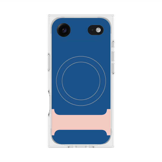 プレミアムスクエアケース with MagSafe［ オリジナル - initial color - I navy ］