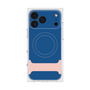 プレミアムスクエアケース with MagSafe［ オリジナル - initial color - I navy ］