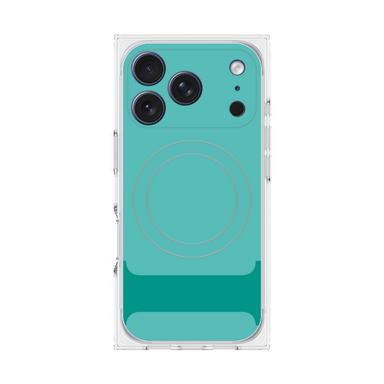 プレミアムスクエアケース with MagSafe［ オリジナル - initial color - I light green ］
