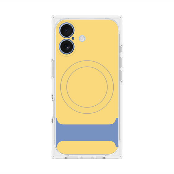 プレミアムスクエアケース with MagSafe［ オリジナル - initial color - I yellow ］