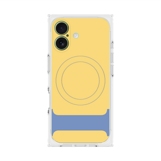 プレミアムスクエアケース with MagSafe［ オリジナル - initial color - I yellow ］