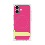 プレミアムスクエアケース with MagSafe［ オリジナル - initial color - J pink ］
