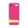 プレミアムスクエアケース with MagSafe［ オリジナル - initial color - J pink ］