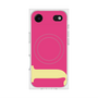 プレミアムスクエアケース with MagSafe［ オリジナル - initial color - J pink ］