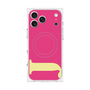 プレミアムスクエアケース with MagSafe［ オリジナル - initial color - J pink ］
